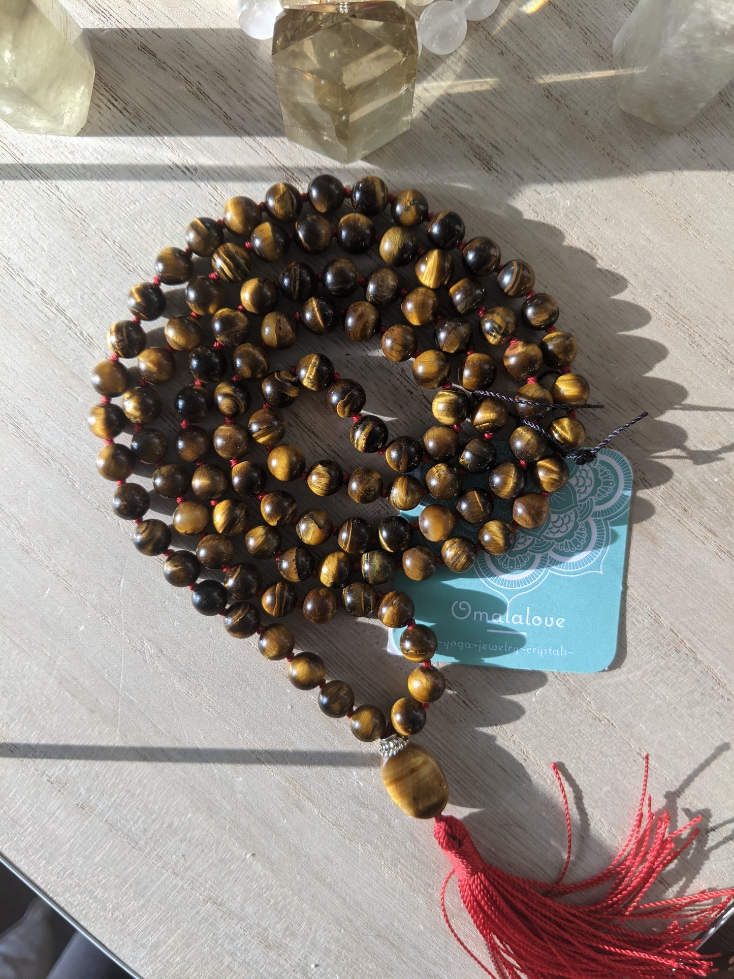 Tiger Eye 108 bead mala!