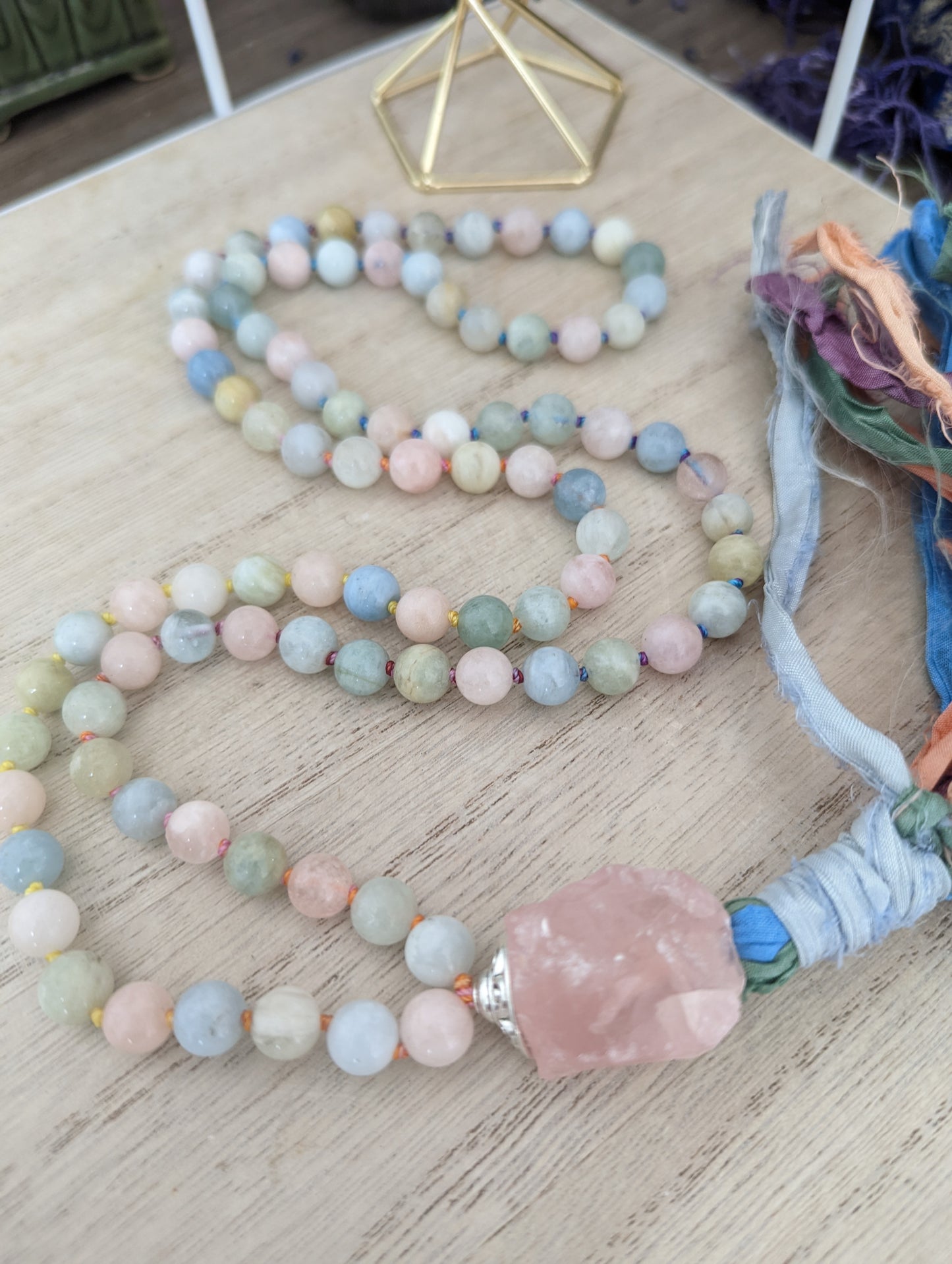Cotton Candy Beryl mala!