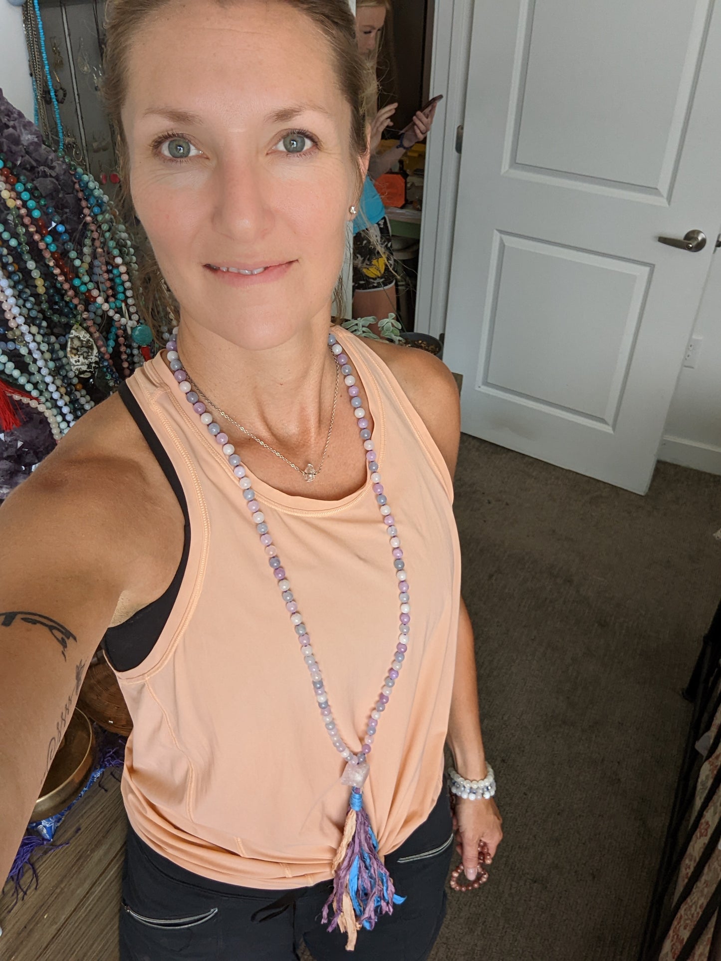 Dreamy Lavender Quartz mala!