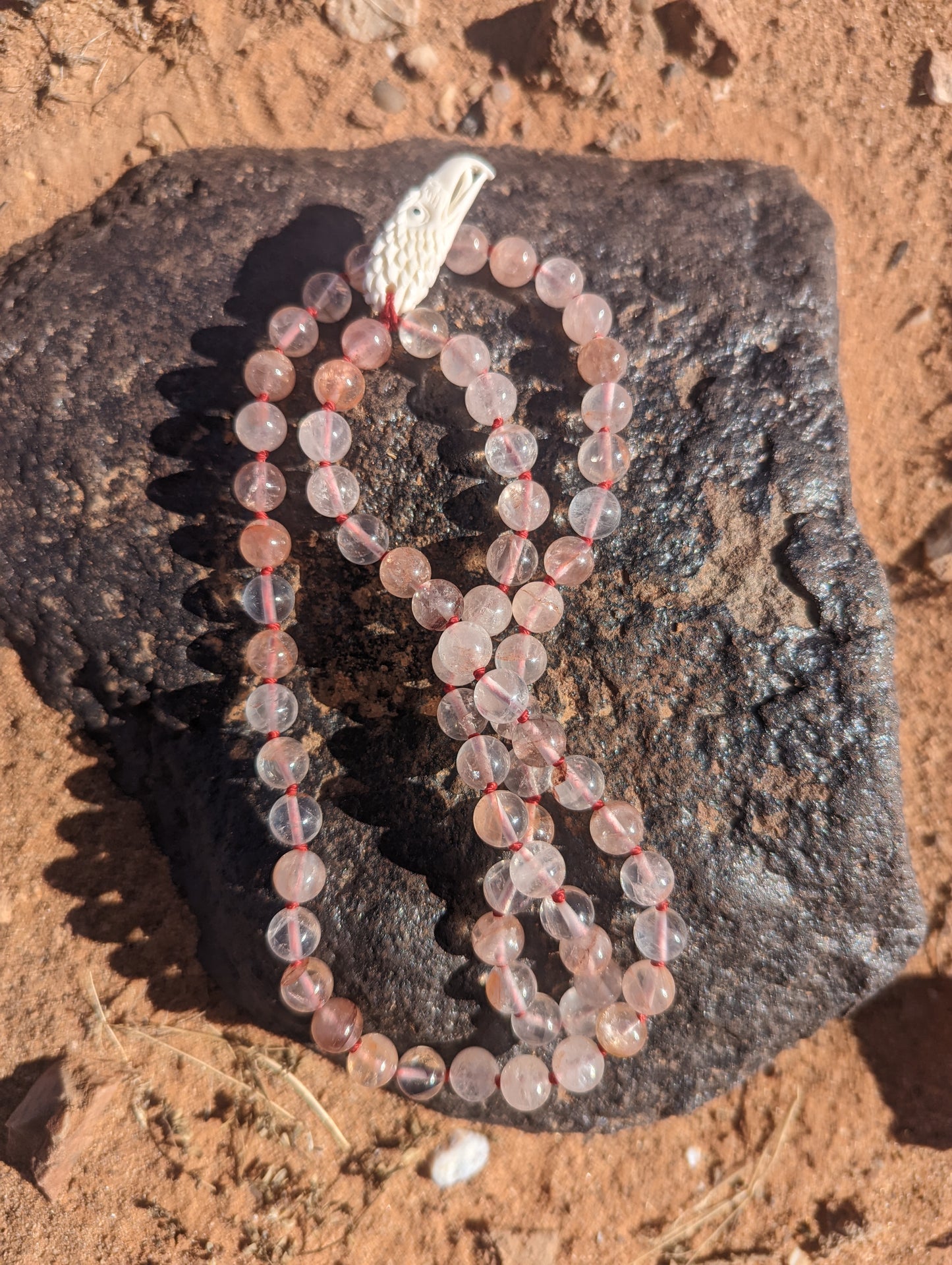 Fire quartz mini mala.