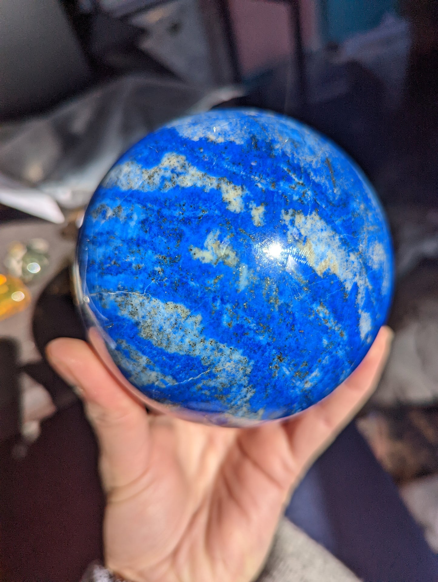 Lapis lazuli sphere!