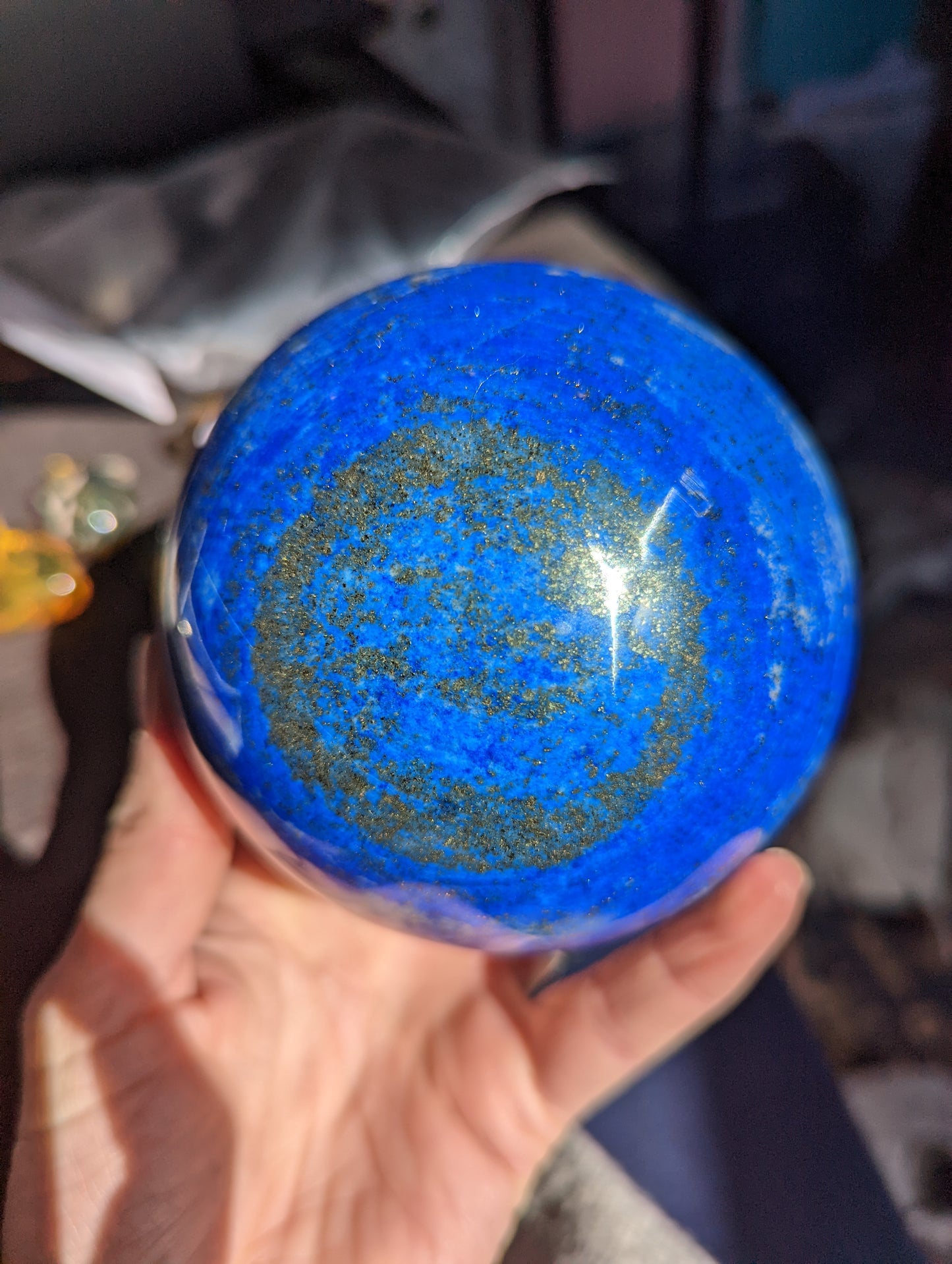 Lapis lazuli sphere!