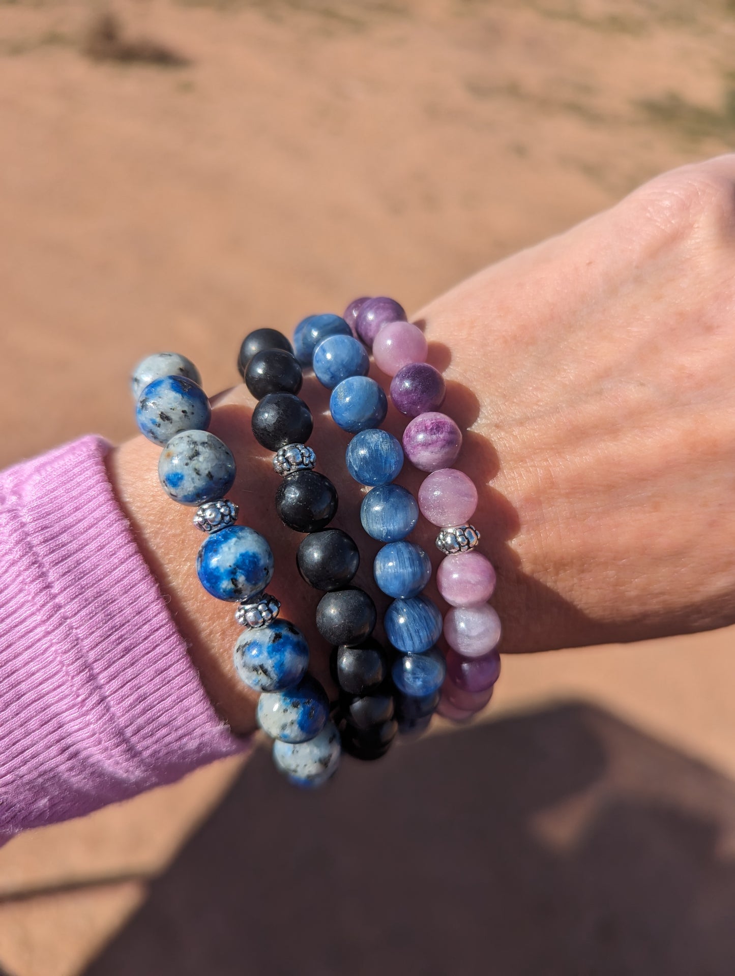 Beaded crystal bracelets!