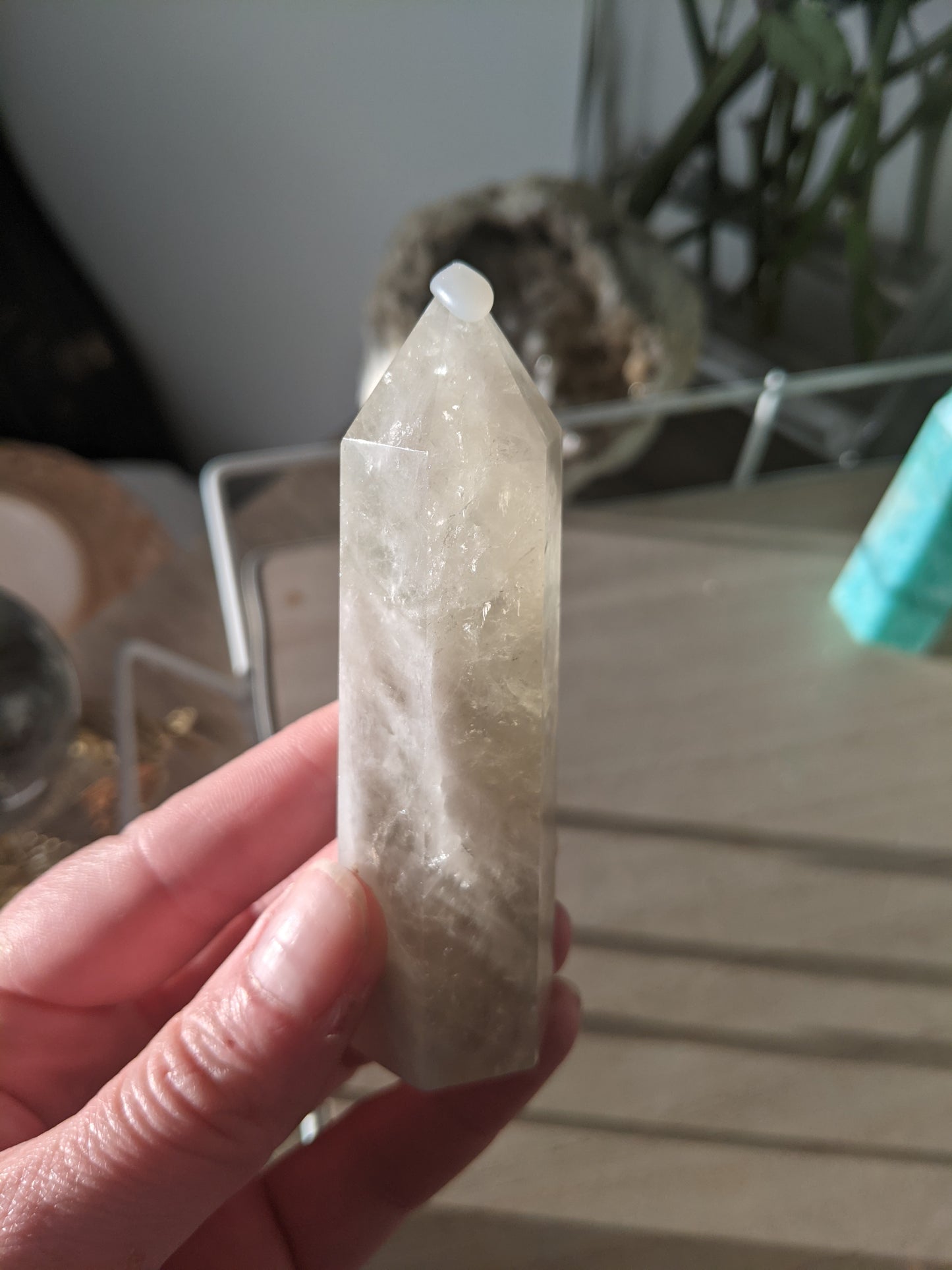 Lemon citrine tower.