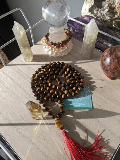 Tiger Eye 108 bead mala!