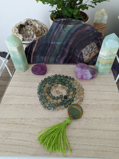Spryte mala: phantom quartz & rutilated quartz!