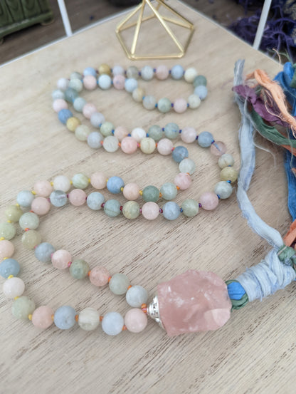 Cotton Candy Beryl mala!