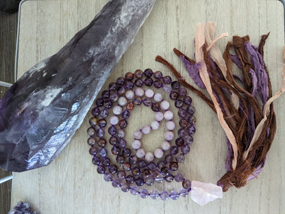 Sacred Seven & Kunzite mala.