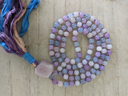 Dreamy Lavender Quartz mala!