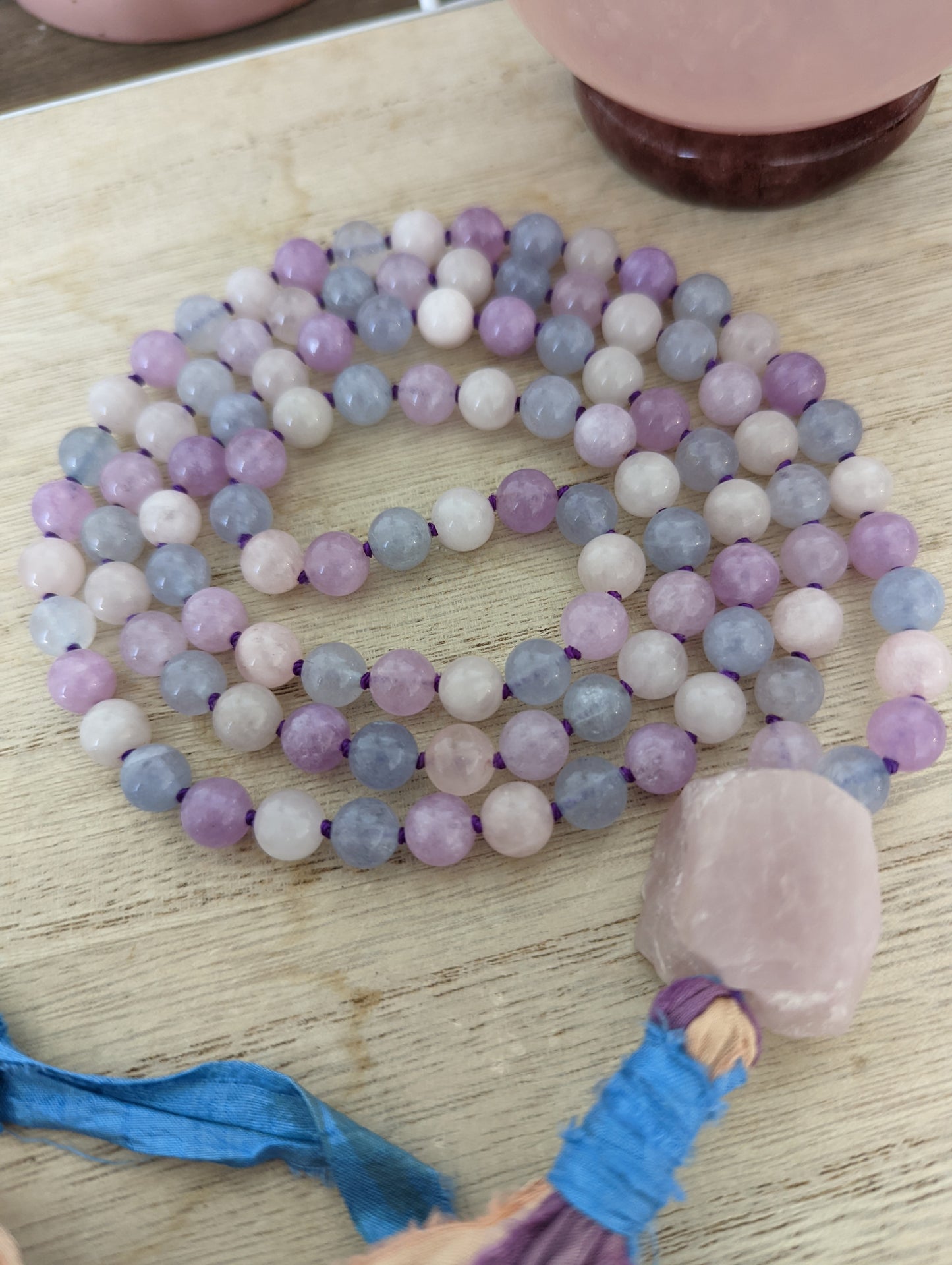 Dreamy Lavender Quartz mala!