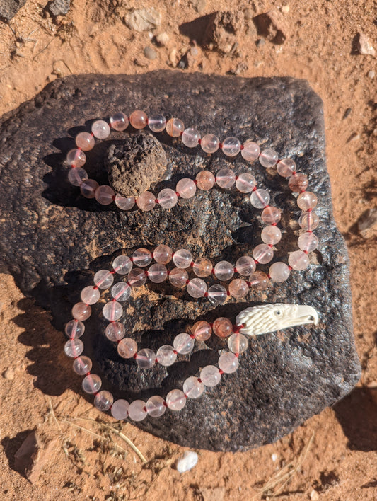 Fire quartz mini mala.