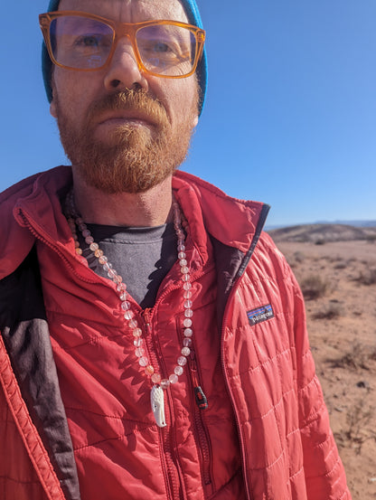 Fire quartz mini mala.