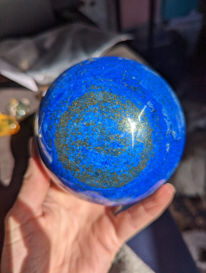 Lapis lazuli sphere!