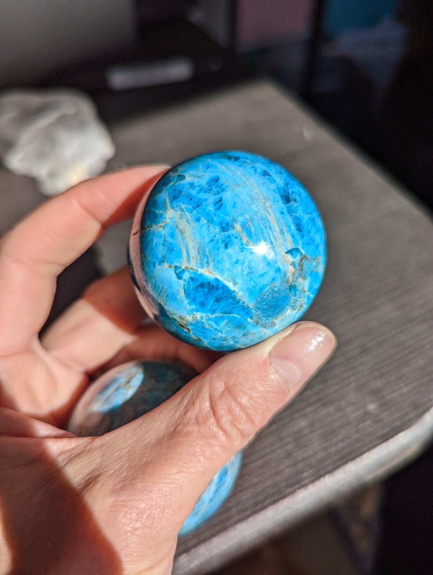 Apatite sphere