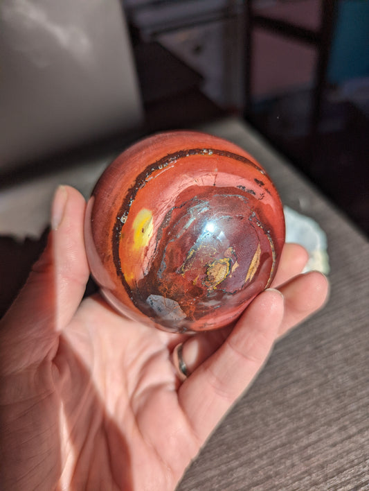 Mookaite sphere
