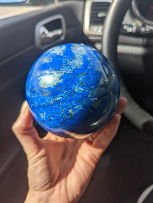 Lapis lazuli sphere!
