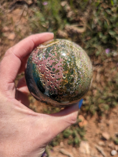 Ocean Jasper sphere