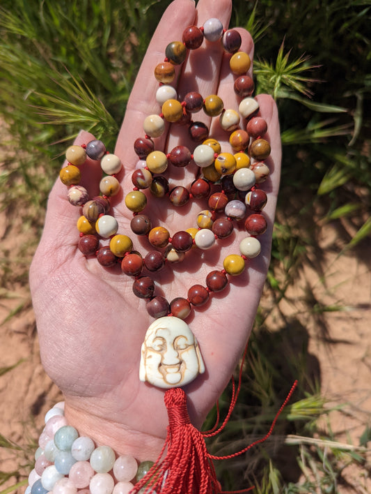 Mookaite Jasper 72 mini mala