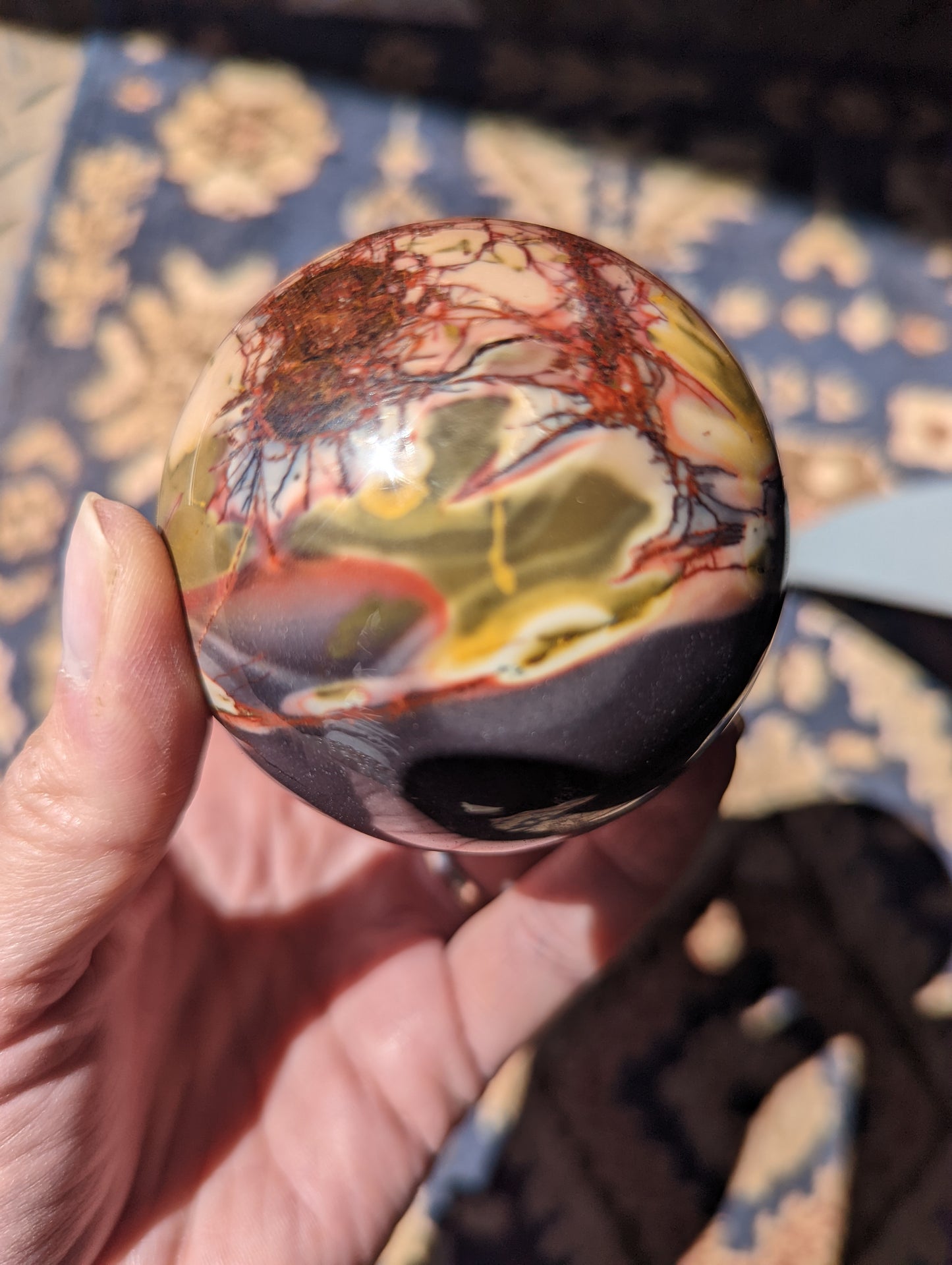 Mookaite Jasper sphere