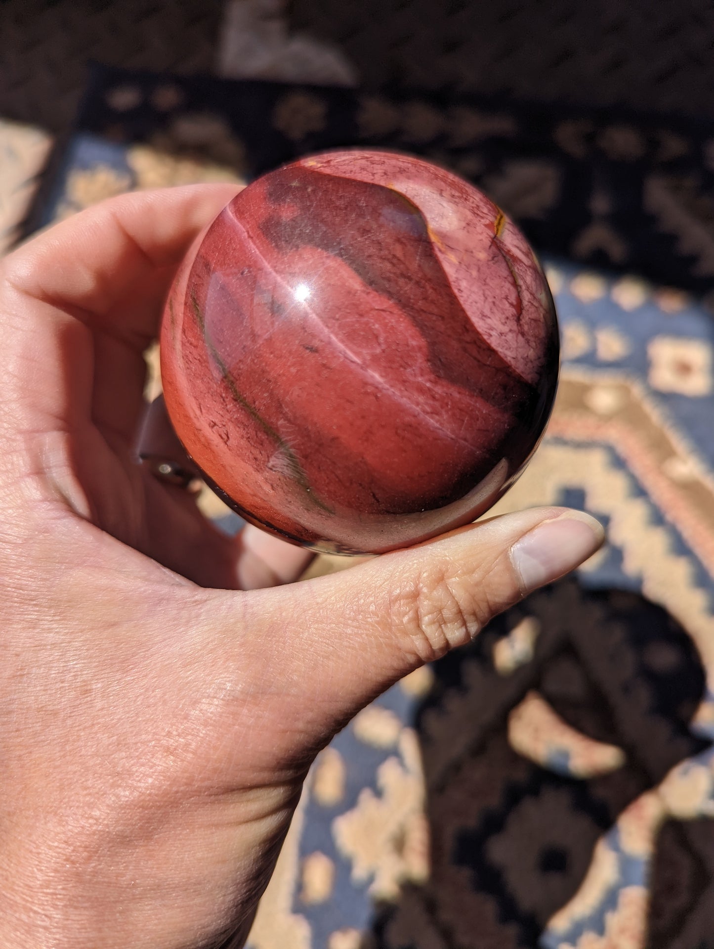 Mookaite Jasper sphere